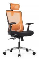 Кресло Riva Chair Step RCH A2320 Оранжевый/Чёрный