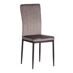 Стул VERTER (mod.37-1) металл, вельвет, 47,8х41,5х97см, Dark grey (темно-серый) HLR24/черный