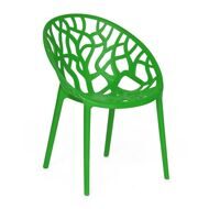 Стул BUSH (mod.017) пластик, 60*58,5*80см, зеленый