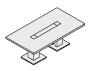 Стол для переговоров 240x120xh76