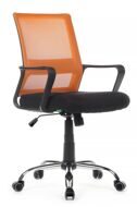 Кресло Riva Chair Mint RCH 1029MB Чёрный/Оранжевый