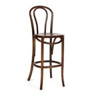 Стул THONET CLASSIC BAR CHAIR (mod.СE6069) дерево вяз, 43*50.5*111, Темный Орех (№5)