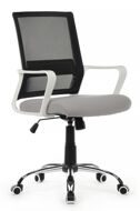 Кресло Riva Chair Mint RCH 1029MW Белый пластик/Чёрный