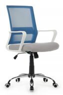 Кресло Riva Chair Mint RCH 1029MW Белый пластик/Синий